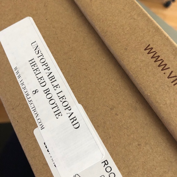 NIB VINTAGE HAVANA UNSTOP LEOPARD BOOTIE SIZE 8 💕 - Picture 5 of 5